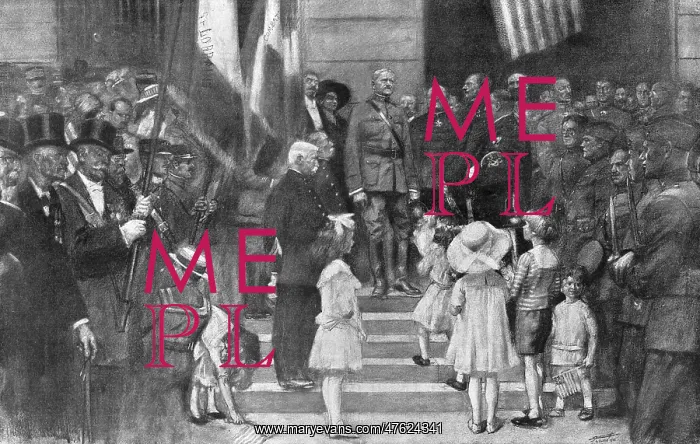 : General Pershing in Paris 1918 : General Pershing in Paris 1918