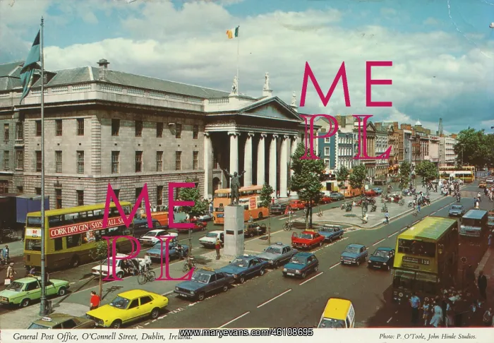 : General Post Office, O'Connell Street, Dublin, Ireland : General Post Office, O'Connell Street, Dublin, Ireland