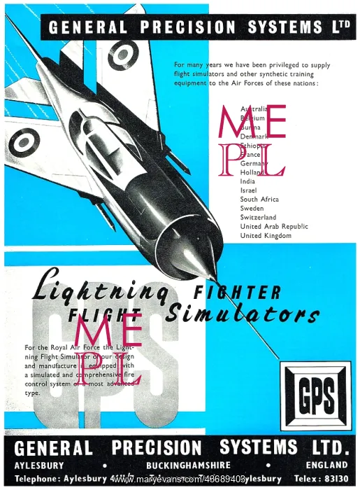 : General Precision Systems GPS Flight Simulators : General Precision Systems GPS Flight Simulators
