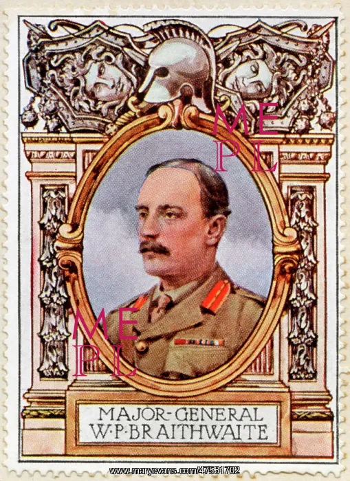 : General Sir Braithwaite / Stamp : General Sir Braithwaite / Stamp
