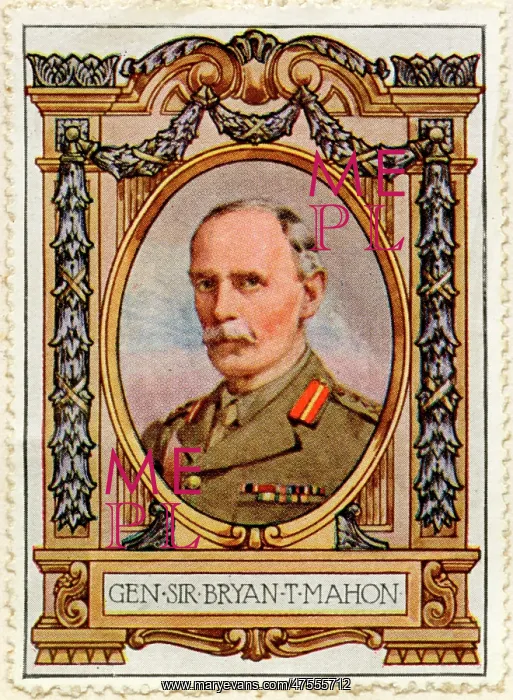 : General Sir Bryan T. Mahon / Stamp : General Sir Bryan T. Mahon / Stamp