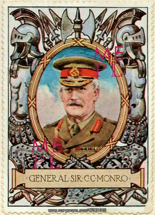 : General Sir Charles Monro / Stamp : General Sir Charles Monro / Stamp