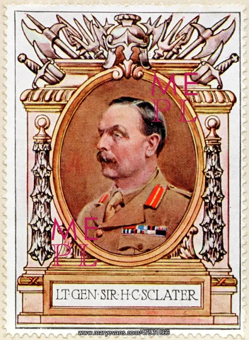 : General Sir Henry C. Sclater / Stamp : General Sir Henry C. Sclater / Stamp