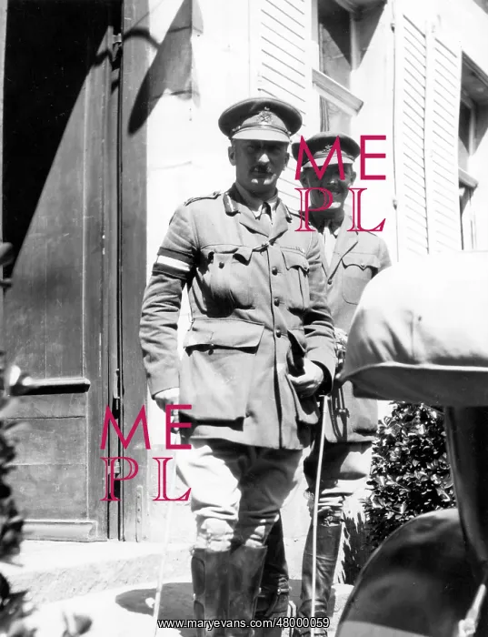 : General Sir Hubert Gough and his ADC, WW1 : General Sir Hubert Gough and his ADC, WW1