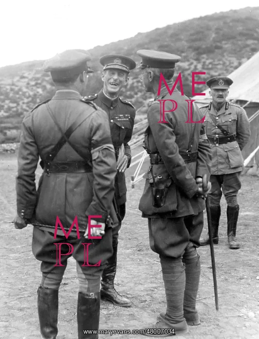 : General Sir Ian Hamilton and General Ellison, Kephalos : General Sir Ian Hamilton and General Ellison, Kephalos