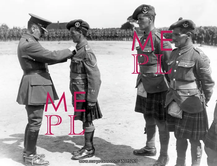 : General Sir Ivor Maxse presenting medals, Belgium, WW1 : General Sir Ivor Maxse presenting medals, Belgium, WW1