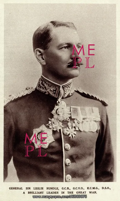 : General Sir Leslie Rundle : General Sir Leslie Rundle