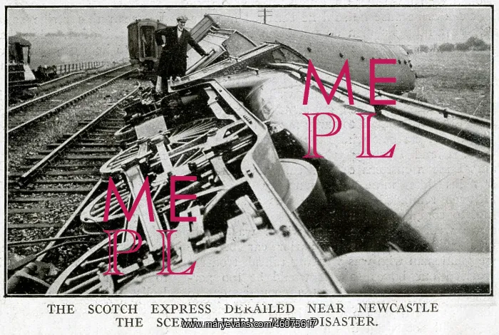 : General Strike 1926: Flying Scotsman derailed : General Strike 1926: Flying Scotsman derailed