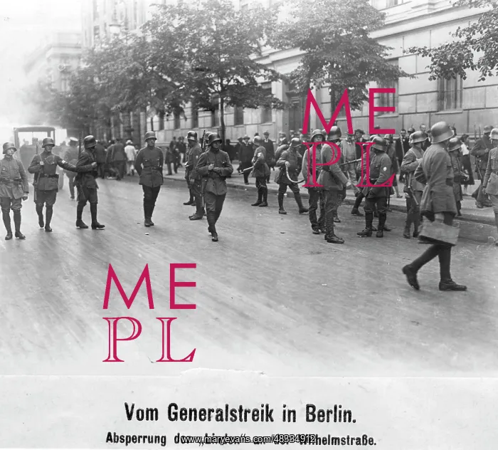 : During the general strike soldiers secure the : During the general strike soldiers secure the