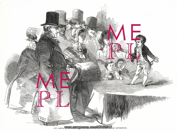  : General Tom Thumb at the Adelaide Gallery 1845