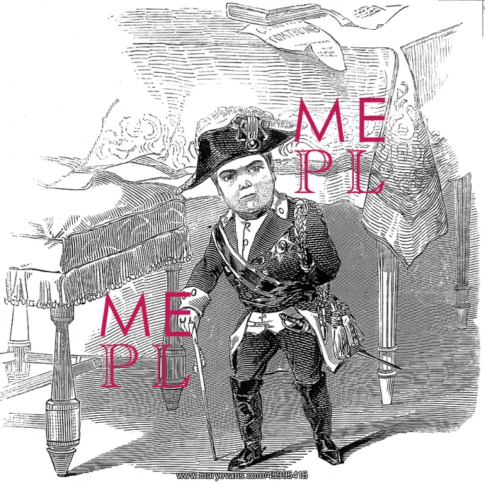  : General Tom Thumb as Frederick the Great
