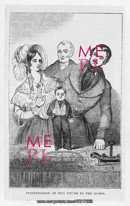  : General Tom Thumb with Queen Victoria 1846