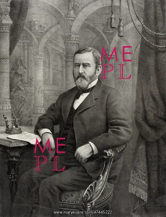: General Ulysees Grant: in his library : General Ulysees Grant: in his library