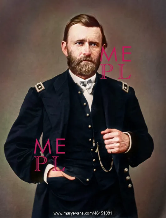 : General Ulysses S. Grant amid his service : General Ulysses S. Grant amid his service