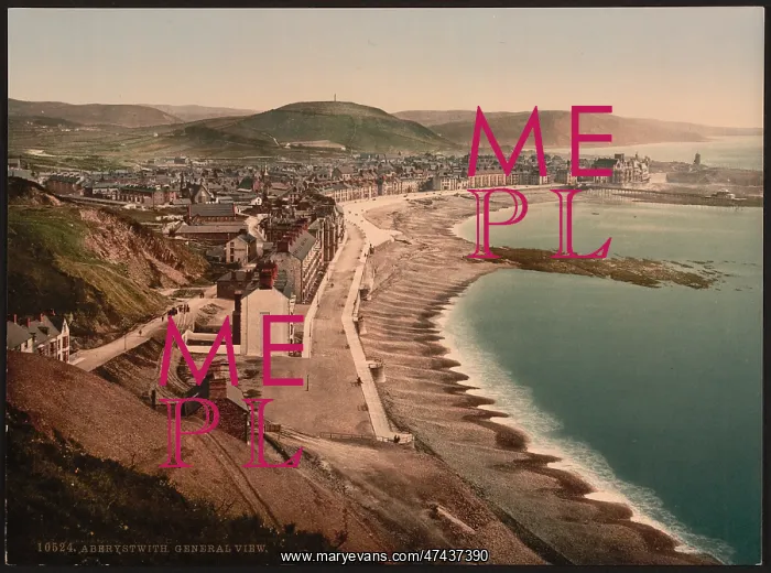 : General view, Aberystwith, Wales : General view, Aberystwith, Wales