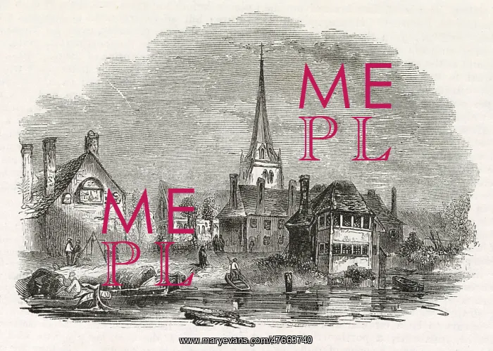 : General view of Abingdon, Oxfordshire : General view of Abingdon, Oxfordshire