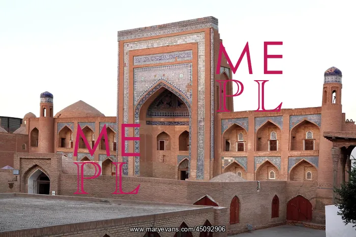 : Khiva. General view of the Allah Kuli Khan Madrasah : Khiva. General view of the Allah Kuli Khan Madrasah