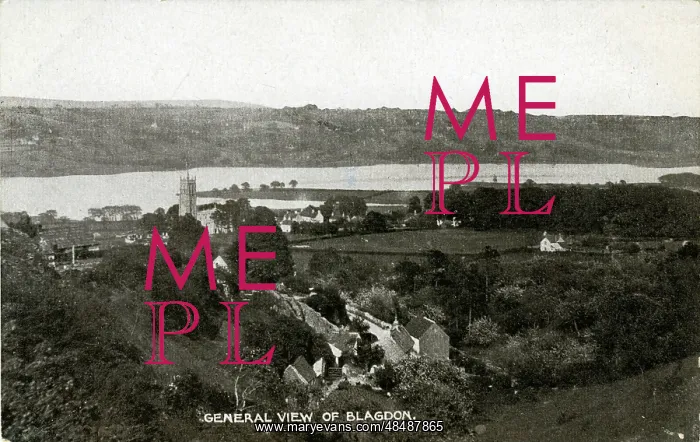 : General View, Blagdon, England : General View, Blagdon, England