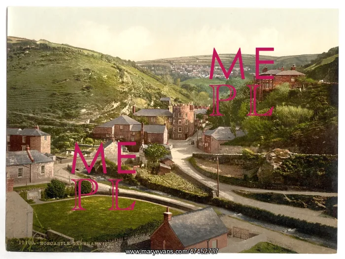 : General view, Boscastle, Cornwall, England : General view, Boscastle, Cornwall, England