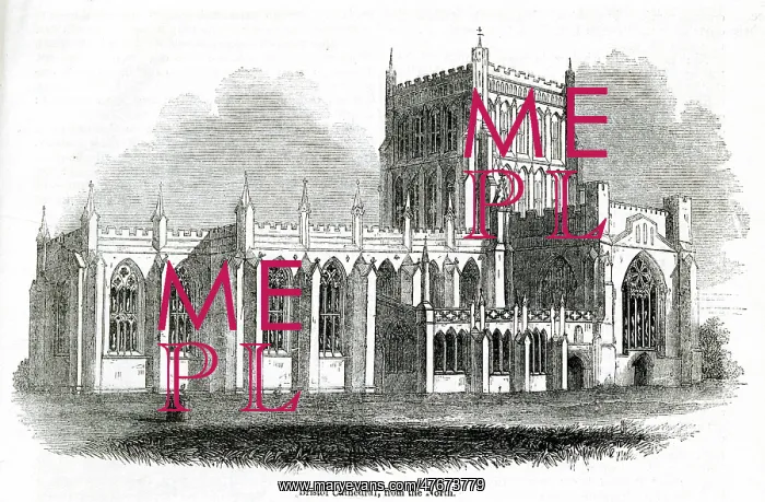 : General view of Bristol Cathedral, Bristol : General view of Bristol Cathedral, Bristol