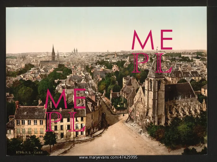 : General view, Caen, France : General view, Caen, France