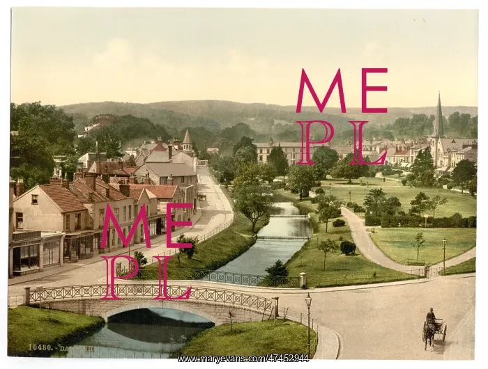 : General view from cascade, Dawlish, England : General view from cascade, Dawlish, England