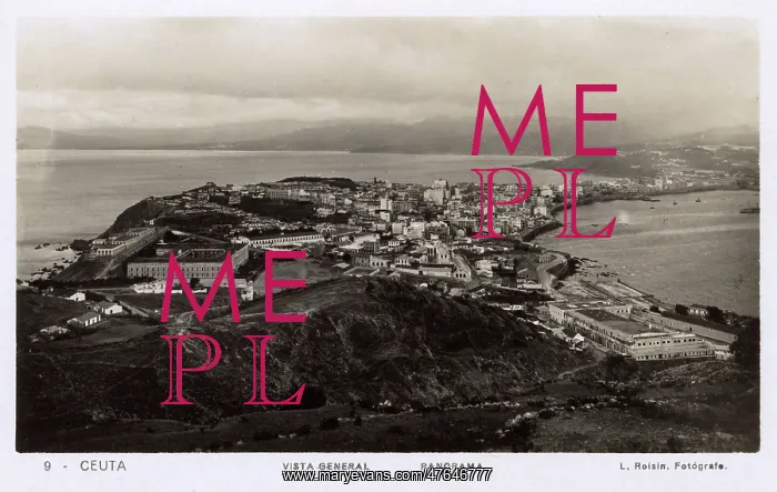  : General view of Ceuta, Spanish city in Morocco, North Africa