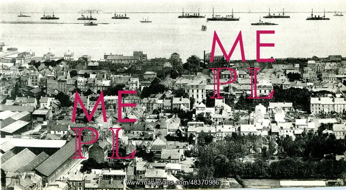  : General view of Cherbourg, France