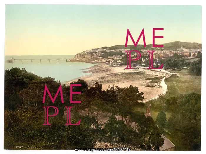: General view, Clevedon, England : General view, Clevedon, England