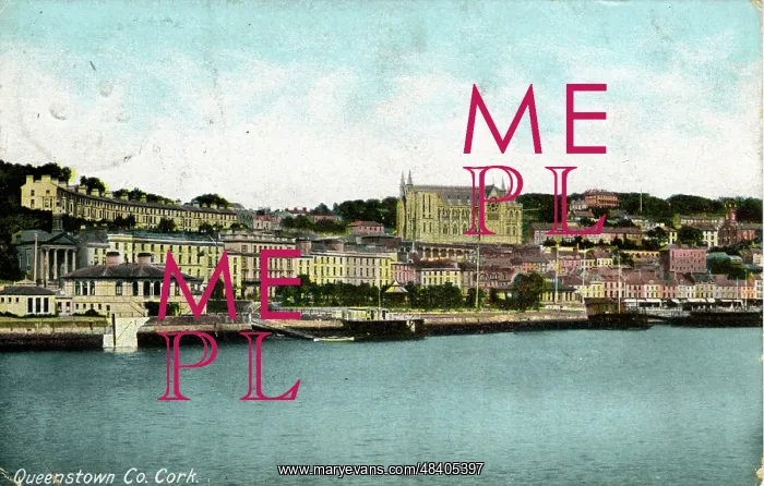 : General View, Cobh - Queenstown, County Cork : General View, Cobh - Queenstown, County Cork
