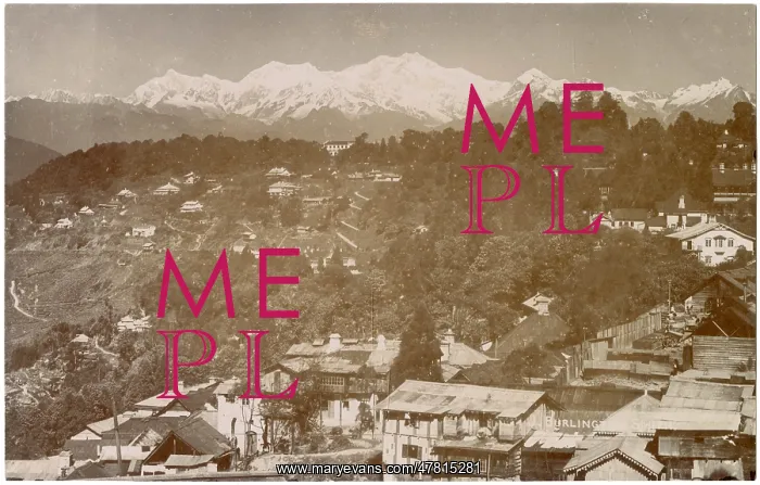 : General view of Darjeeling, British India : General view of Darjeeling, British India