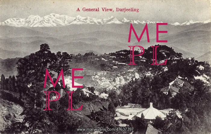 : General view of Darjeeling, India : General view of Darjeeling, India
