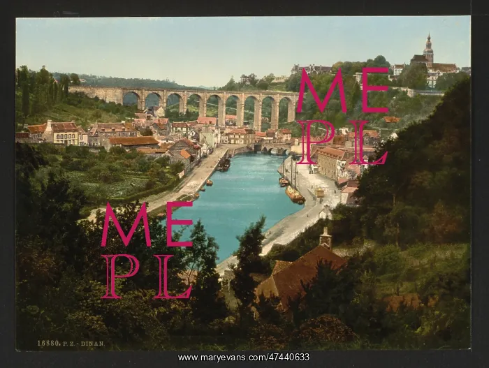 : General view, Dinan, France : General view, Dinan, France