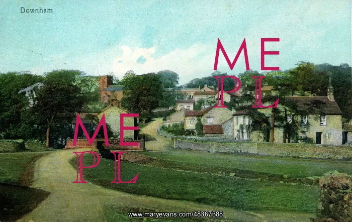 : General View, Downham, Lancashire : General View, Downham, Lancashire