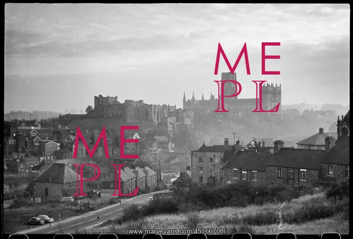 : A general view of Durham overlooking the River : A general view of Durham overlooking the River