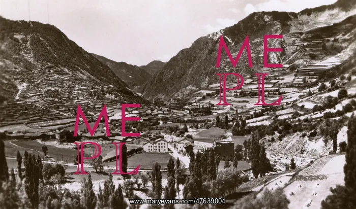 : General view of Encamp, Valleys of Andorra, Andorra : General view of Encamp, Valleys of Andorra, Andorra