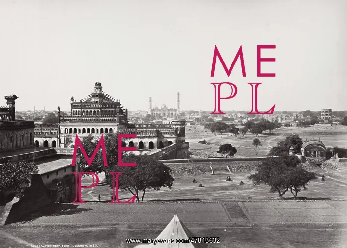 : General view from the fort, Lucknow, India, Samuel Bourne : General view from the fort, Lucknow, India, Samuel Bourne