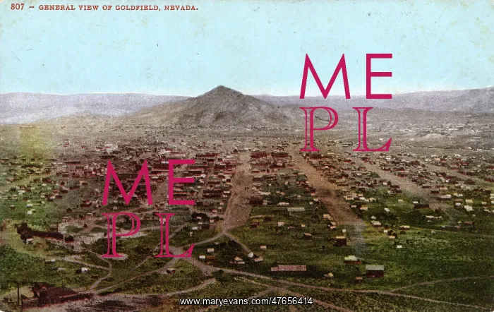  : General view of Goldfield, Nevada, USA