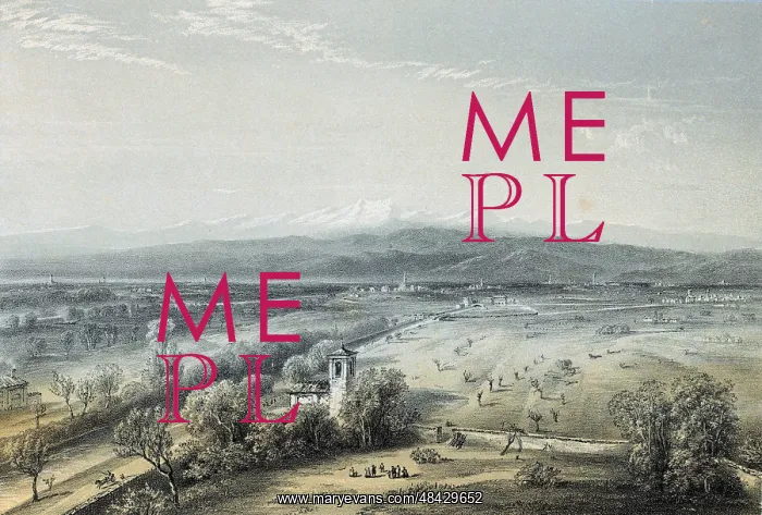 : General view of ground on which the Battle of : General view of ground on which the Battle of