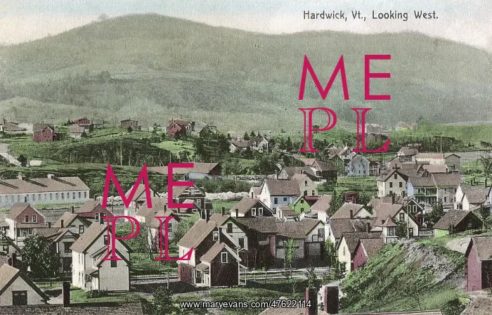  : General view of Hardwick, Vermont, USA