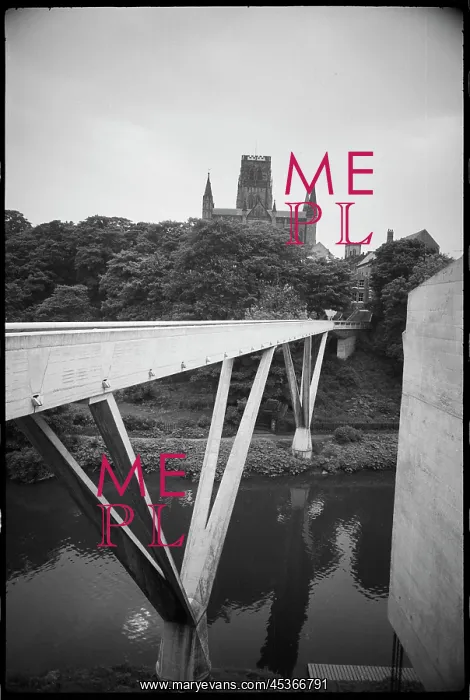 : A general view of Kingsgate Bridge, seen from : A general view of Kingsgate Bridge, seen from