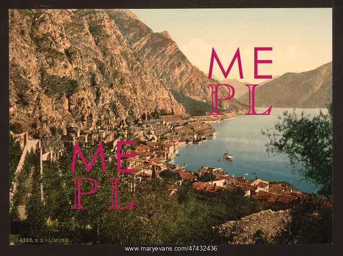 : General view, Limone, Lake Garda, Italy : General view, Limone, Lake Garda, Italy