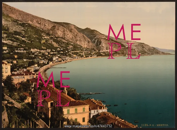 : General view, Mentone, Riviera : General view, Mentone, Riviera