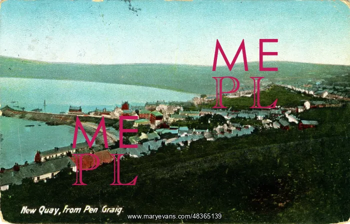 : General View, New Quay, Ceredigion : General View, New Quay, Ceredigion
