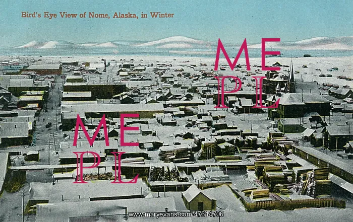  : General view of Nome, Alaska, USA