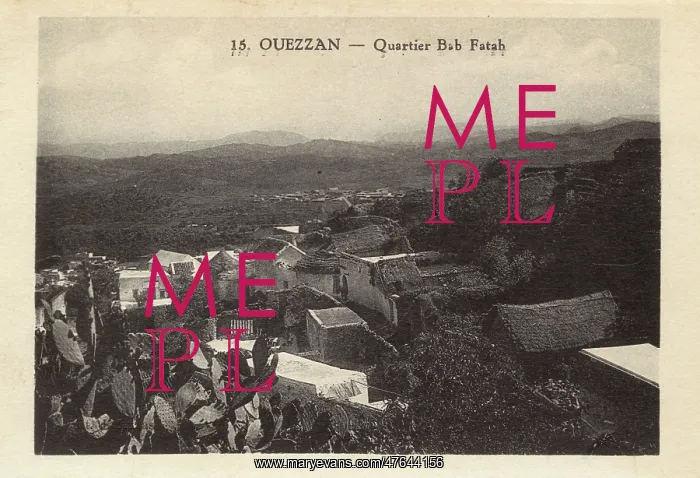: General view of Ouezzan (Ouazzane), Morocco : General view of Ouezzan (Ouazzane), Morocco