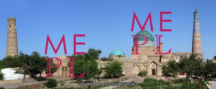 : Khiva. General view of Pahlavan Mahmud Mausoleum : Khiva. General view of Pahlavan Mahmud Mausoleum