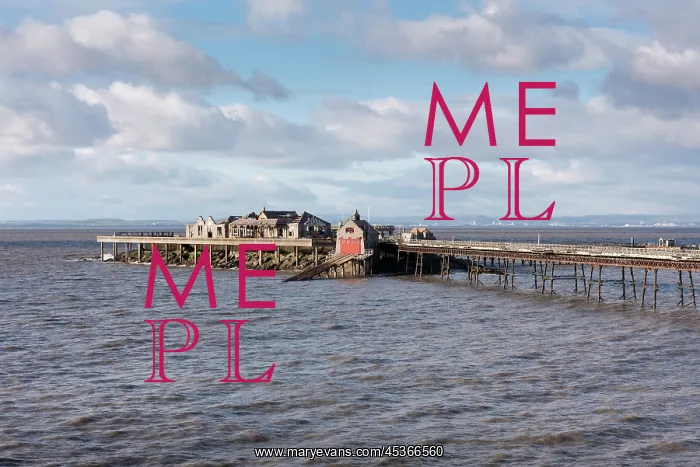 : General view of the pier from the south-east : General view of the pier from the south-east