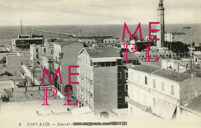  : General view of Port Said, Egypt