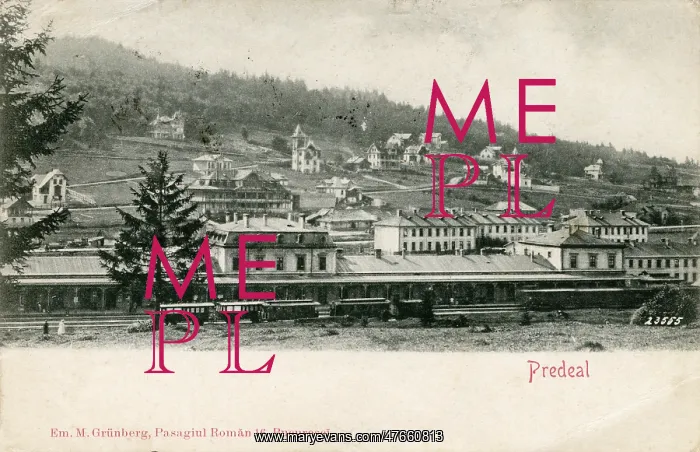 : General view of Predeal, Brasov County, Romania : General view of Predeal, Brasov County, Romania